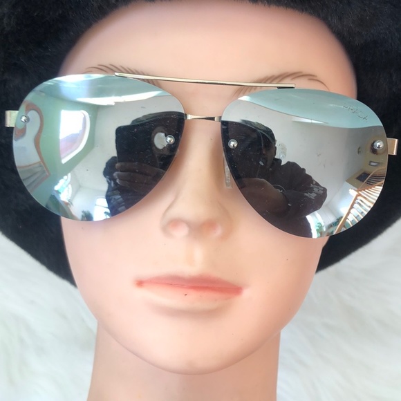 Prada, Women's Grey & Silver Tone No- Rx Sunglasses - Picture 3 of 10